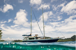 adventure on alfred wallace sailboat in solomon islands